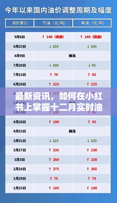 小紅書十二月實(shí)時油價動態(tài)掌握指南