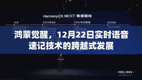 鴻蒙覺醒，實(shí)時(shí)語音速記技術(shù)跨步向前，12月22日見證飛躍時(shí)刻