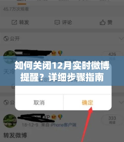 關(guān)閉12月實(shí)時(shí)微博提醒的詳細(xì)步驟指南