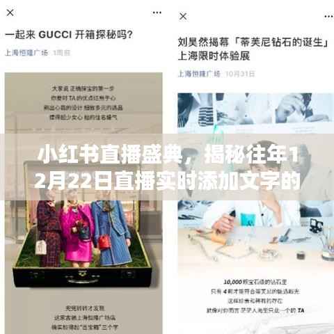 小紅書直播盛典，揭秘文字魅力，歷年直播精彩瞬間回顧