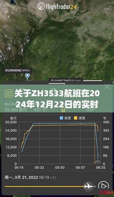 ZH3533航班實(shí)時(shí)動(dòng)態(tài)追蹤，科技助力飛行之旅，2024年12月22日最新動(dòng)態(tài)查詢