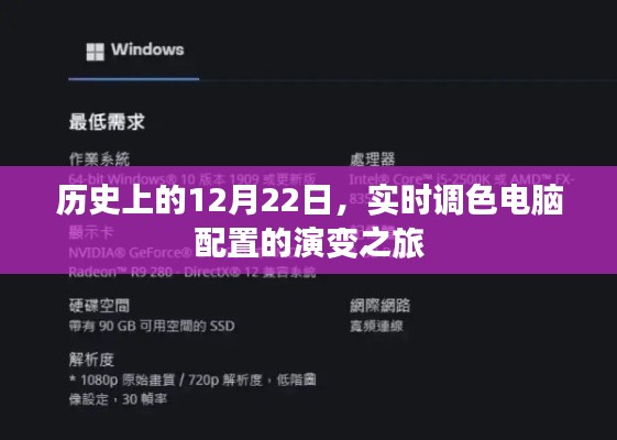 實(shí)時(shí)調(diào)色電腦配置演變之旅，歷史上的十二月二十二回顧