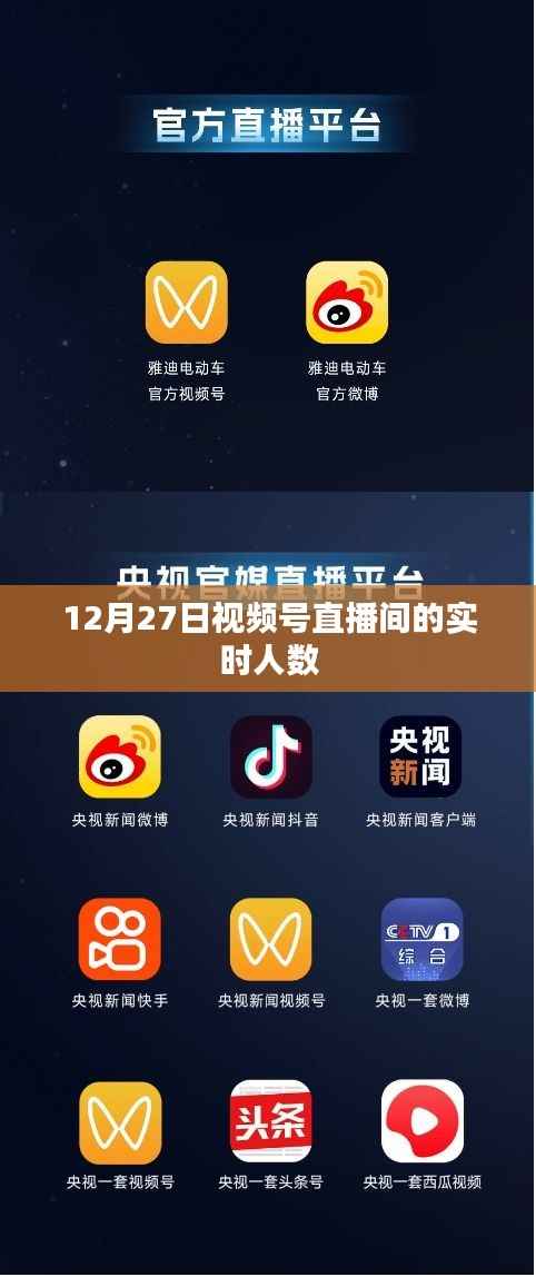 12月27日視頻號(hào)直播實(shí)時(shí)人氣火爆