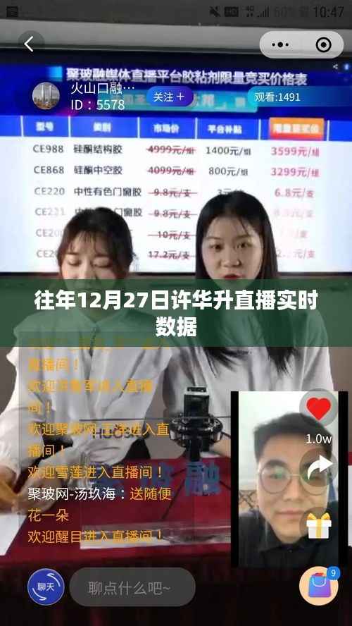 許華升直播歷年數(shù)據(jù)回顧，歷年12月27日直播數(shù)據(jù)解析