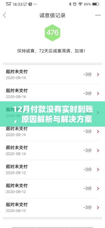 12月付款未實(shí)時(shí)到賬，原因解析及解決策略