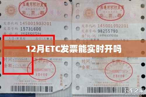 12月ETC發(fā)票能否實時開具？