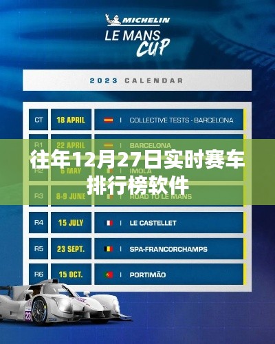 實(shí)時(shí)賽車(chē)排行榜軟件歷年12月27日盤(pán)點(diǎn)