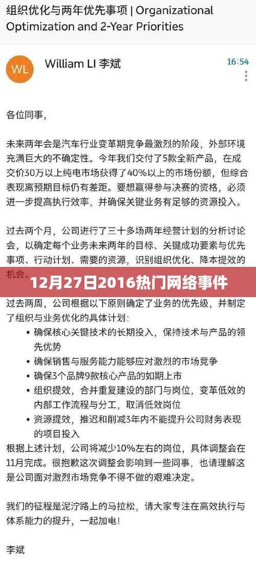 2016年年末網(wǎng)絡(luò)熱點(diǎn)事件回顧