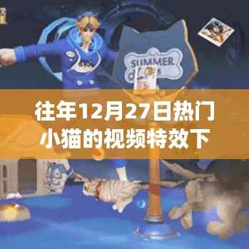 年終熱門小貓視頻特效免費下載