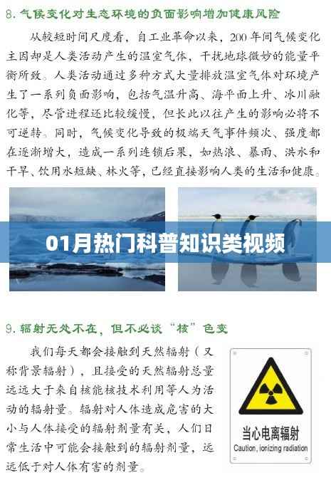 科普知識類視頻一月熱點盤點