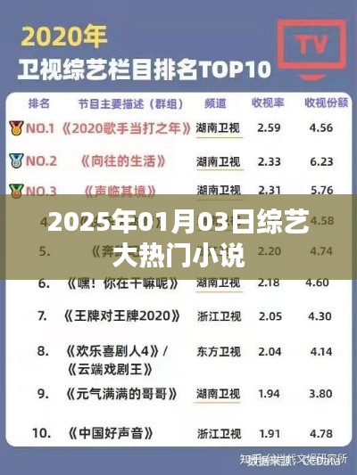 綜藝大熱門小說，揭秘娛樂圈背后的故事