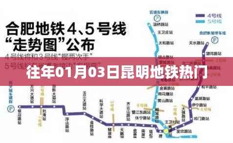 昆明地鐵歷年一月初人氣飆升