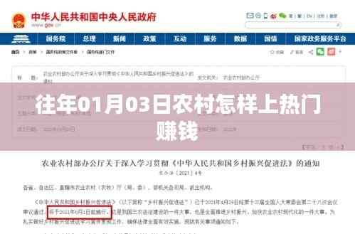 農(nóng)村熱門(mén)賺錢(qián)秘籍，掌握上熱門(mén)策略