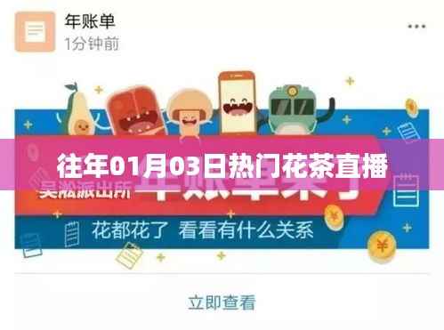 精選花茶直播盛宴，歷年1月3日熱門花茶推薦